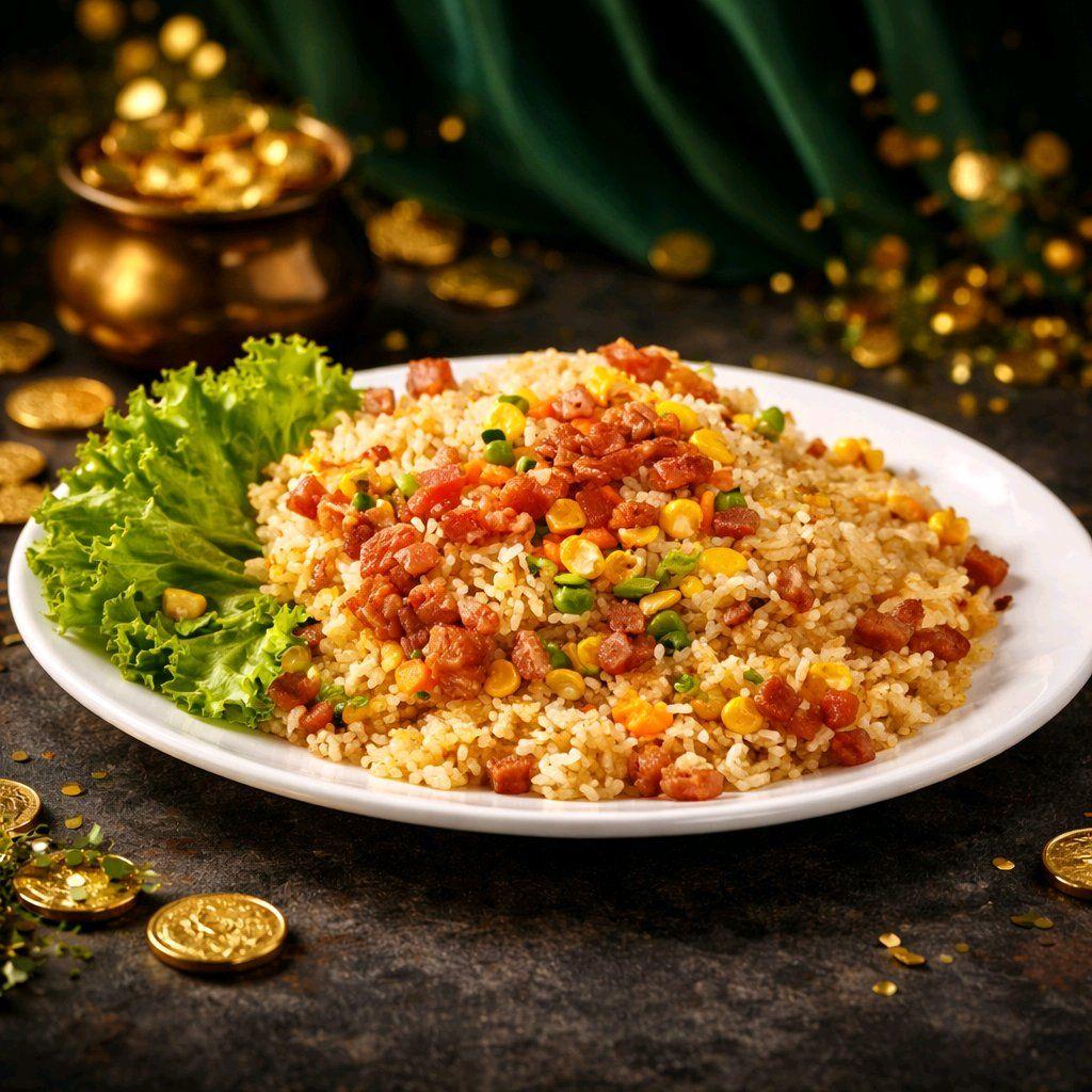 បាយឆាយ៉ាងចូវ / Fried Rice with Sausage