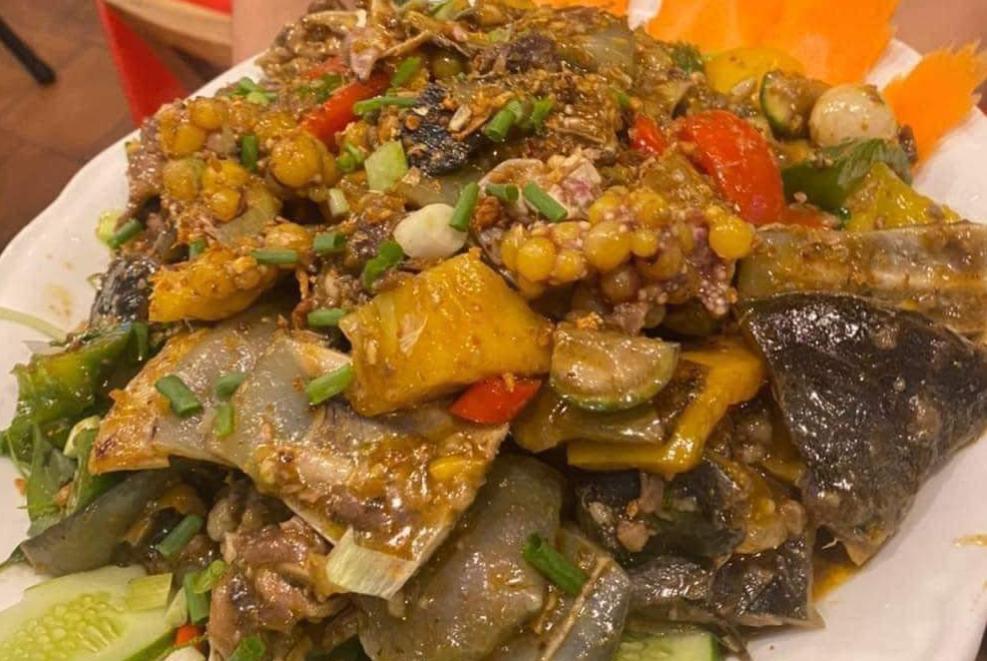 កន្ធាយឆាគ្រឿង / 炸海龟