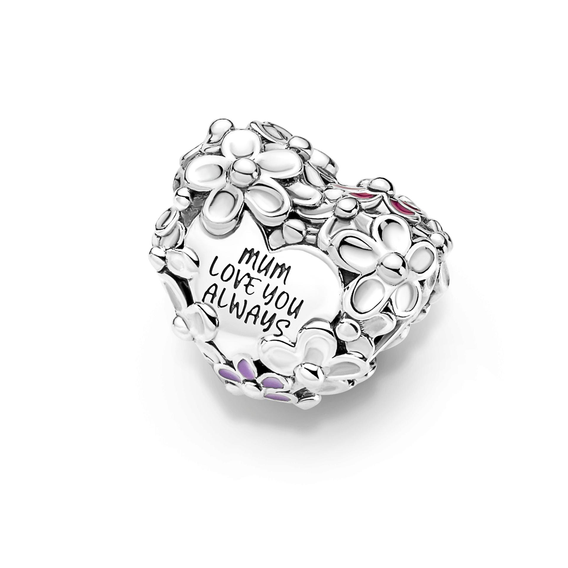 PANDORA Mum Daisy Heart Charm 