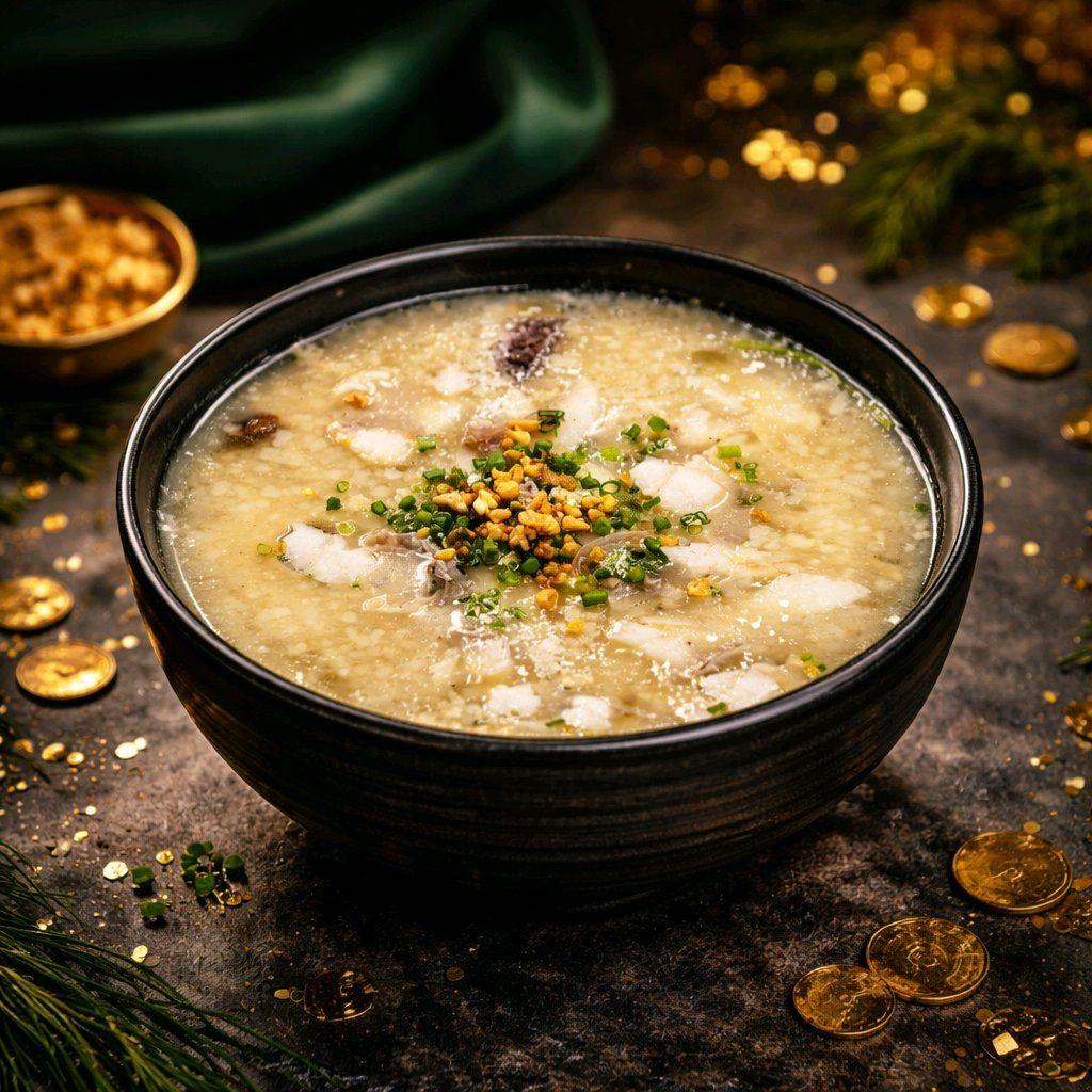 បបរត្រី / Rice Congee with Fish