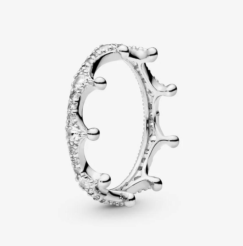 Pandora Clear Sparkling Crown Ring