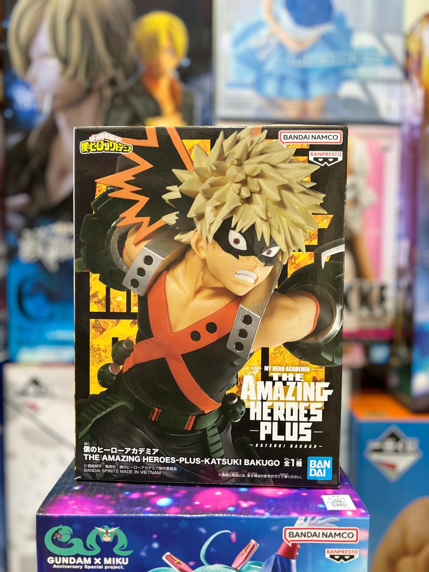 The Amazing Heroes Plus Katsuki Bakugo figure