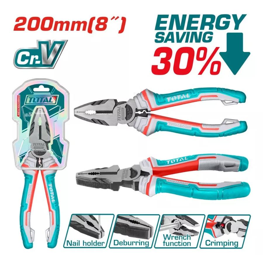 High Leverage Combination Pliers 8"