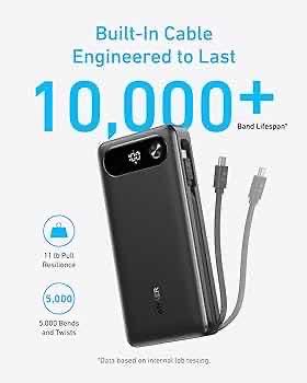 💥 𝗔𝗻𝗸𝗲𝗿 Power Bank 𝟴𝟳𝗪 𝟮𝟬𝟬𝟬𝟬𝗺𝗔𝗵
