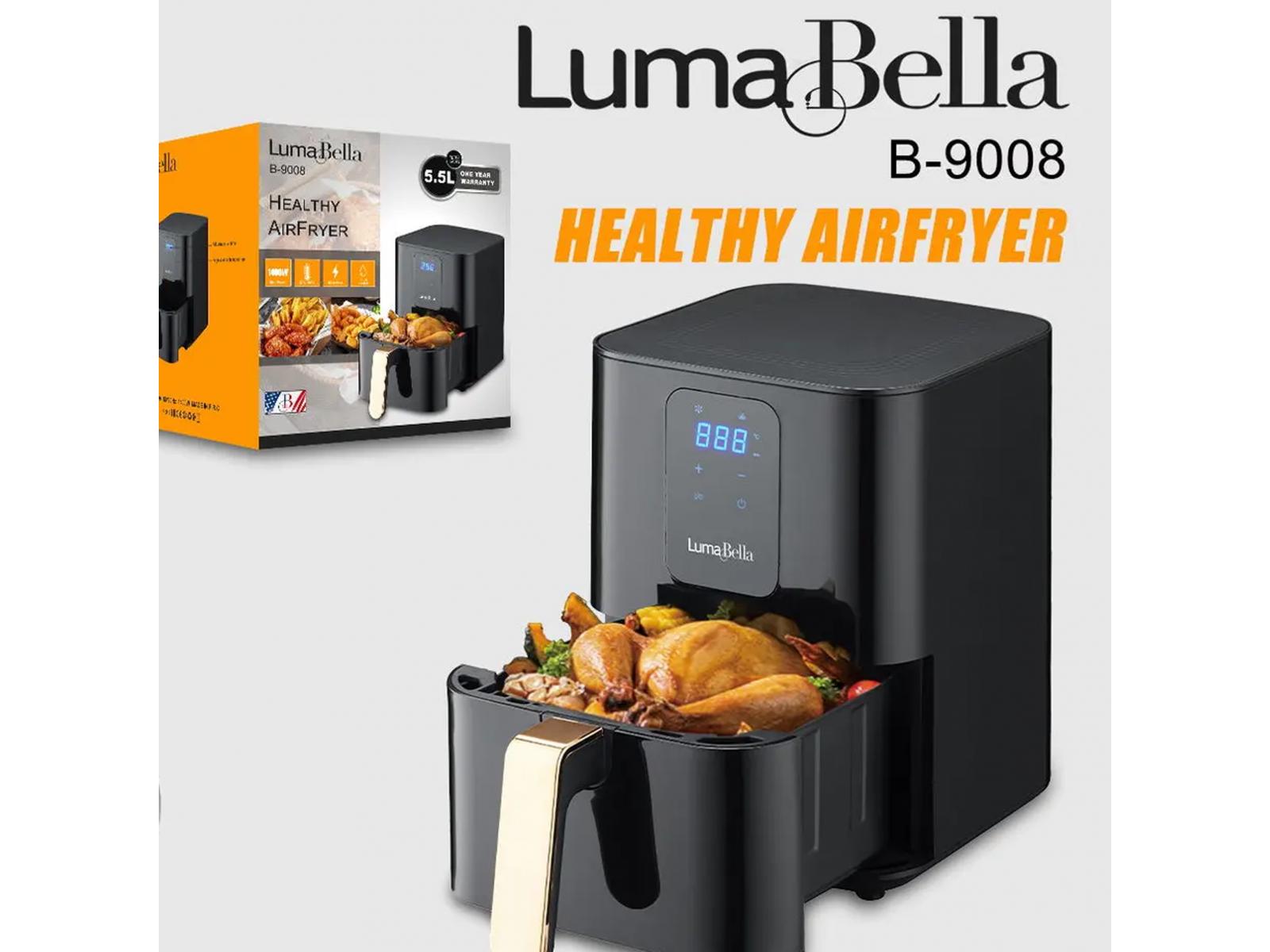 Air Fryer 5.50L Luma Bella Touch Screen 