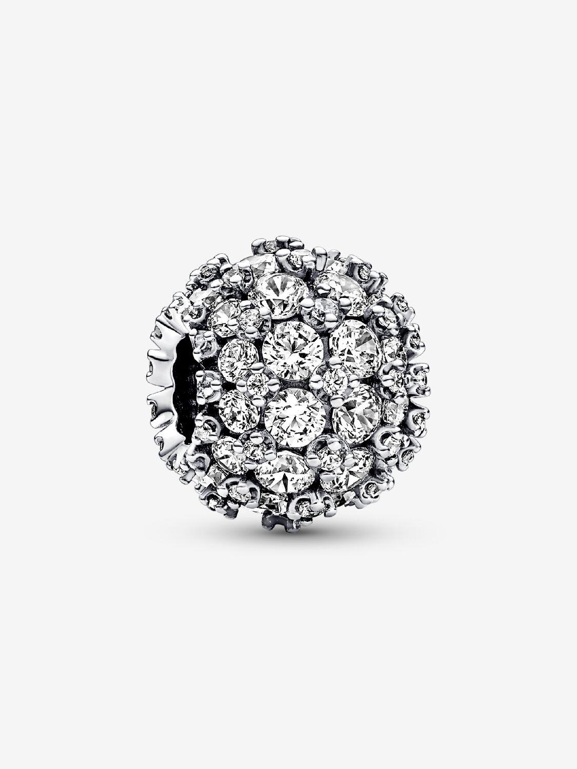 Sparkling Pavé Round Charm
