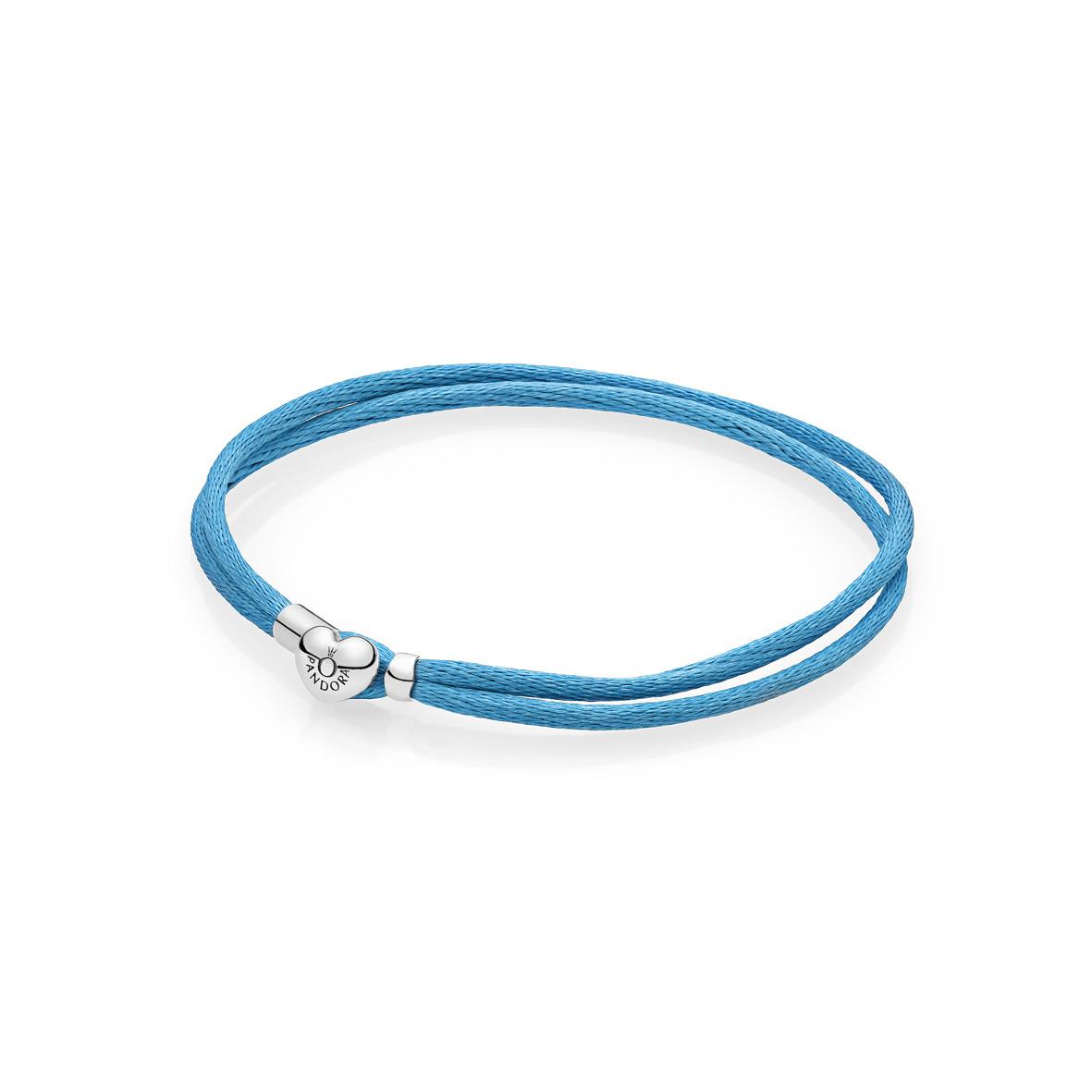 Pandora Turquoise Fabric Cord Bracelet