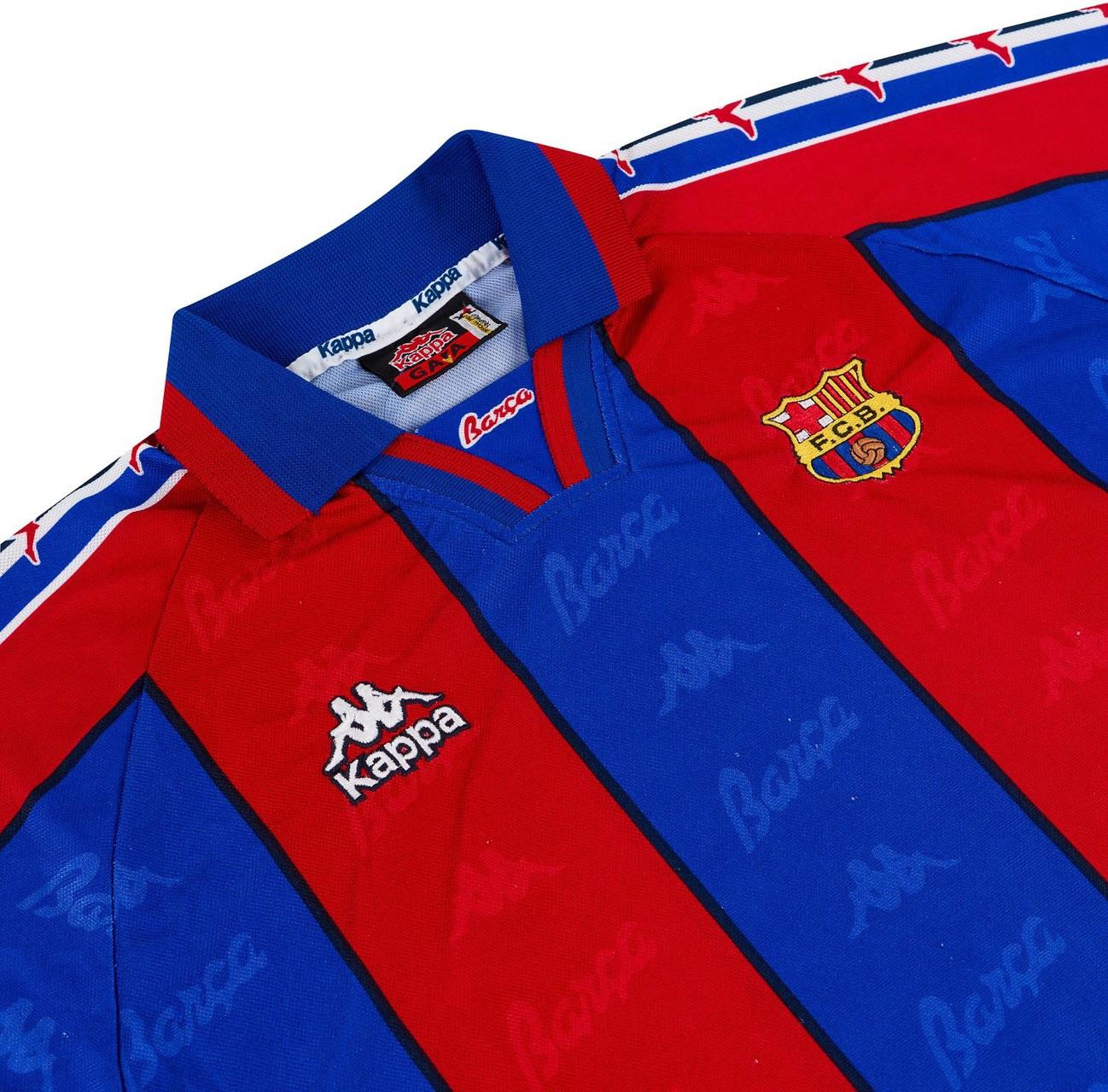 1995 97 barcelona home shirt
