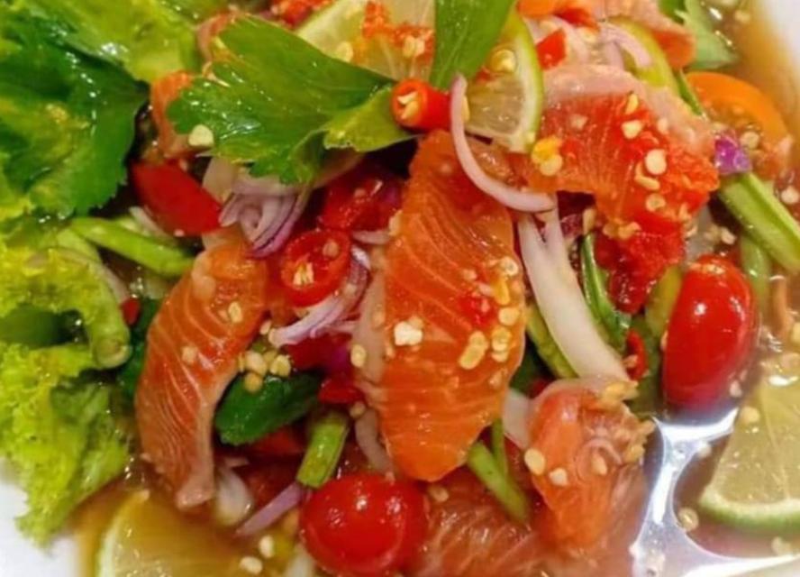 ភ្លាត្រីសាម៉ុន / 三文鱼片