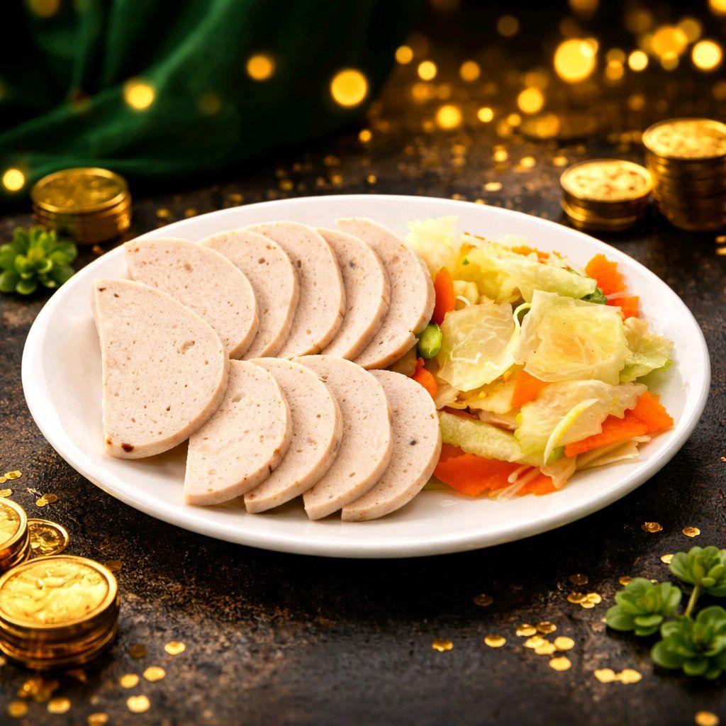 ប៉ាតេចំណិត / Sliced Steamed Pork Roll