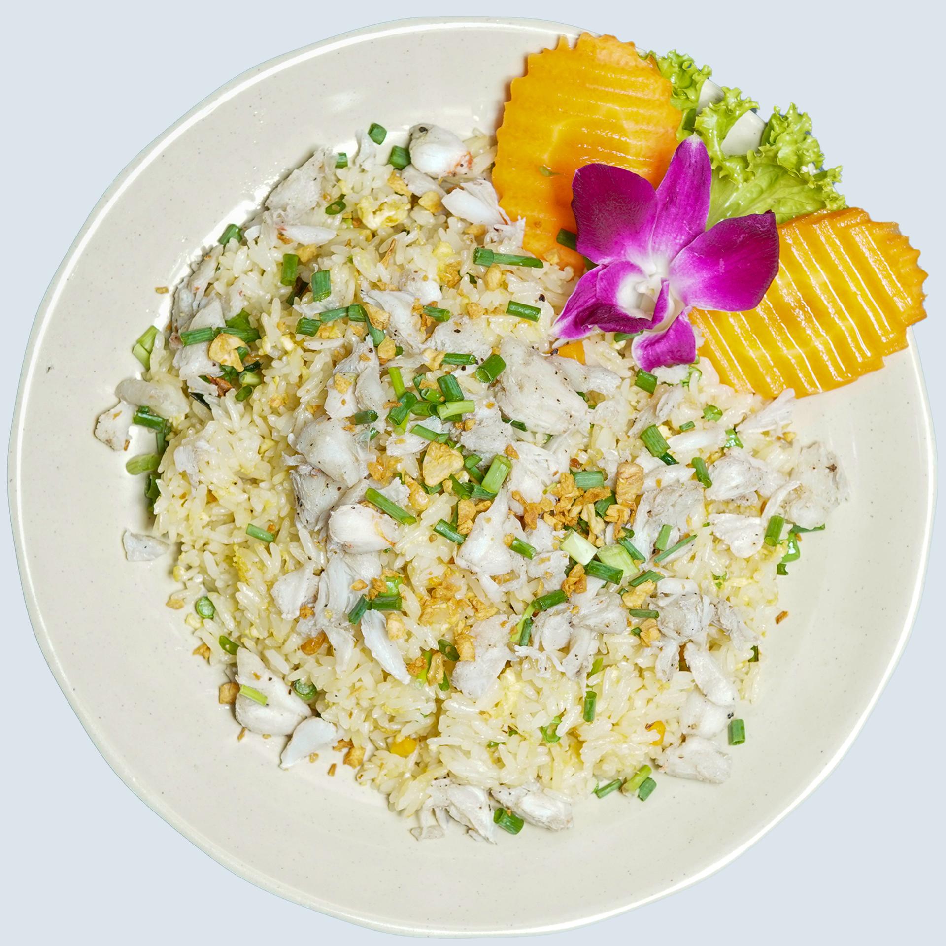 បាយឆាសាច់ក្តាម