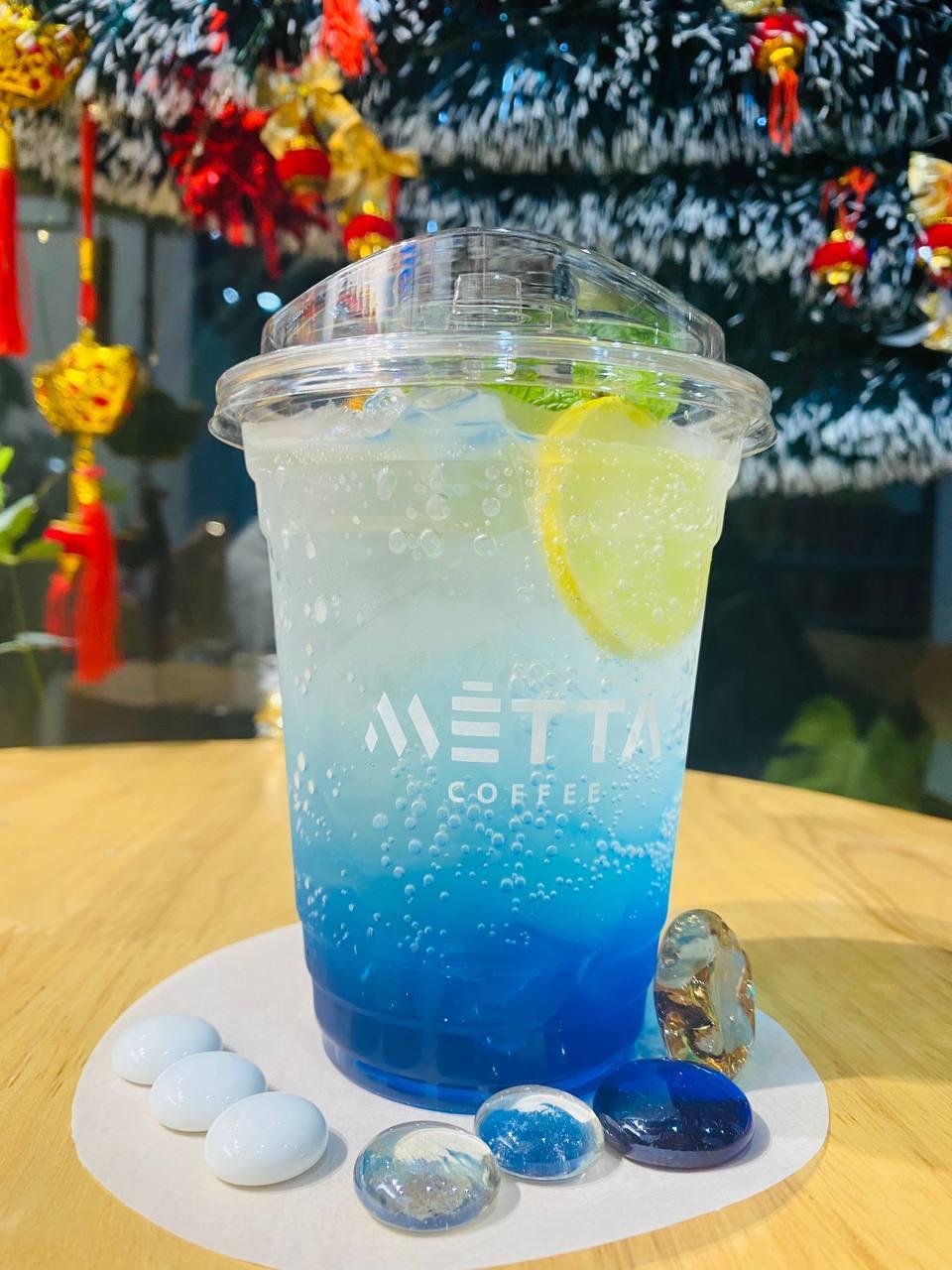 Blue ocean soda