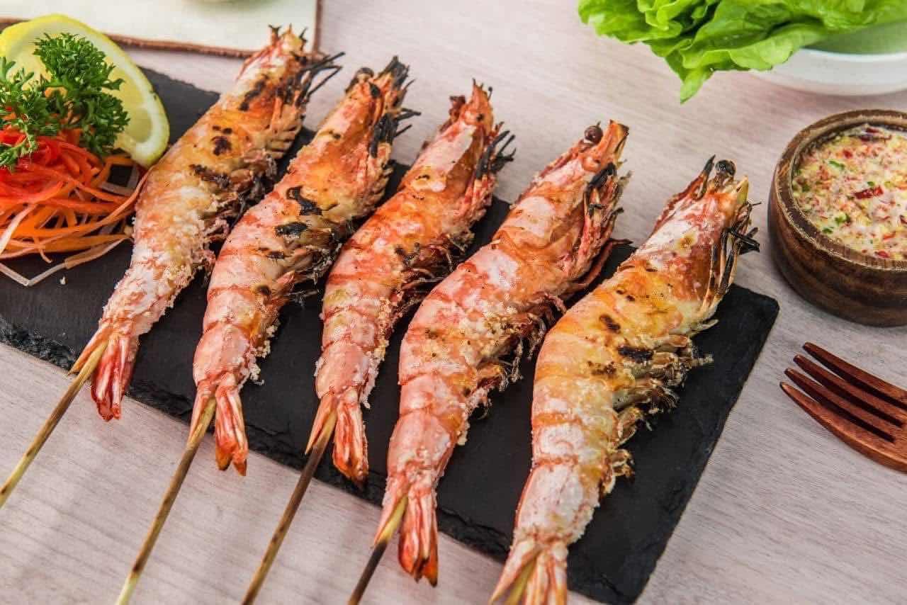 បង្គាដុតអំបិលម្ទេស