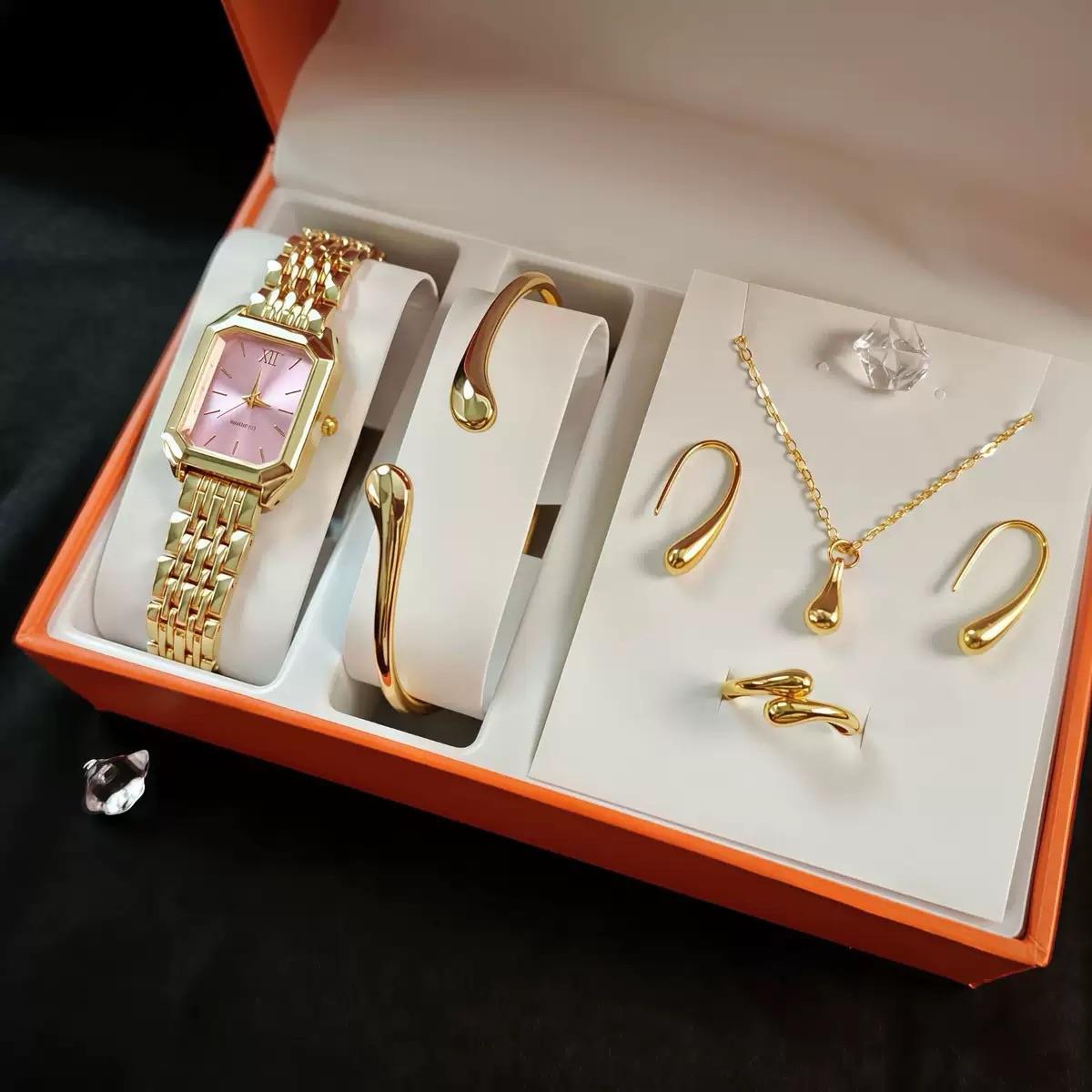 Luxury Watch and Jewelry Set