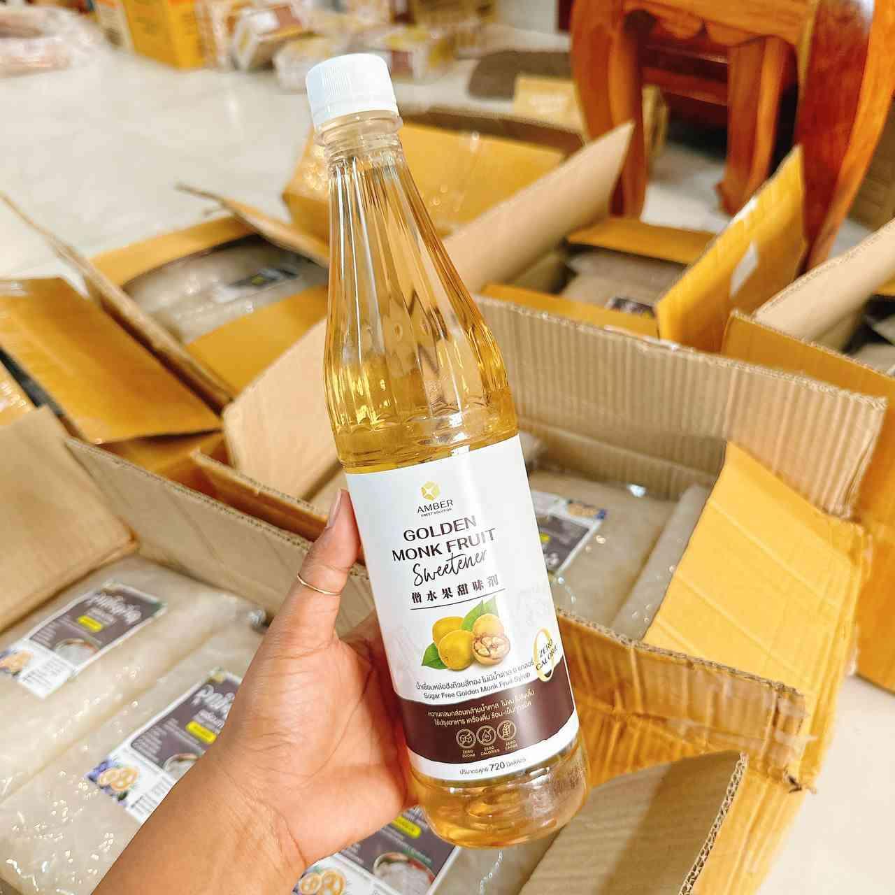 Amber monk fruit syrup 710ml