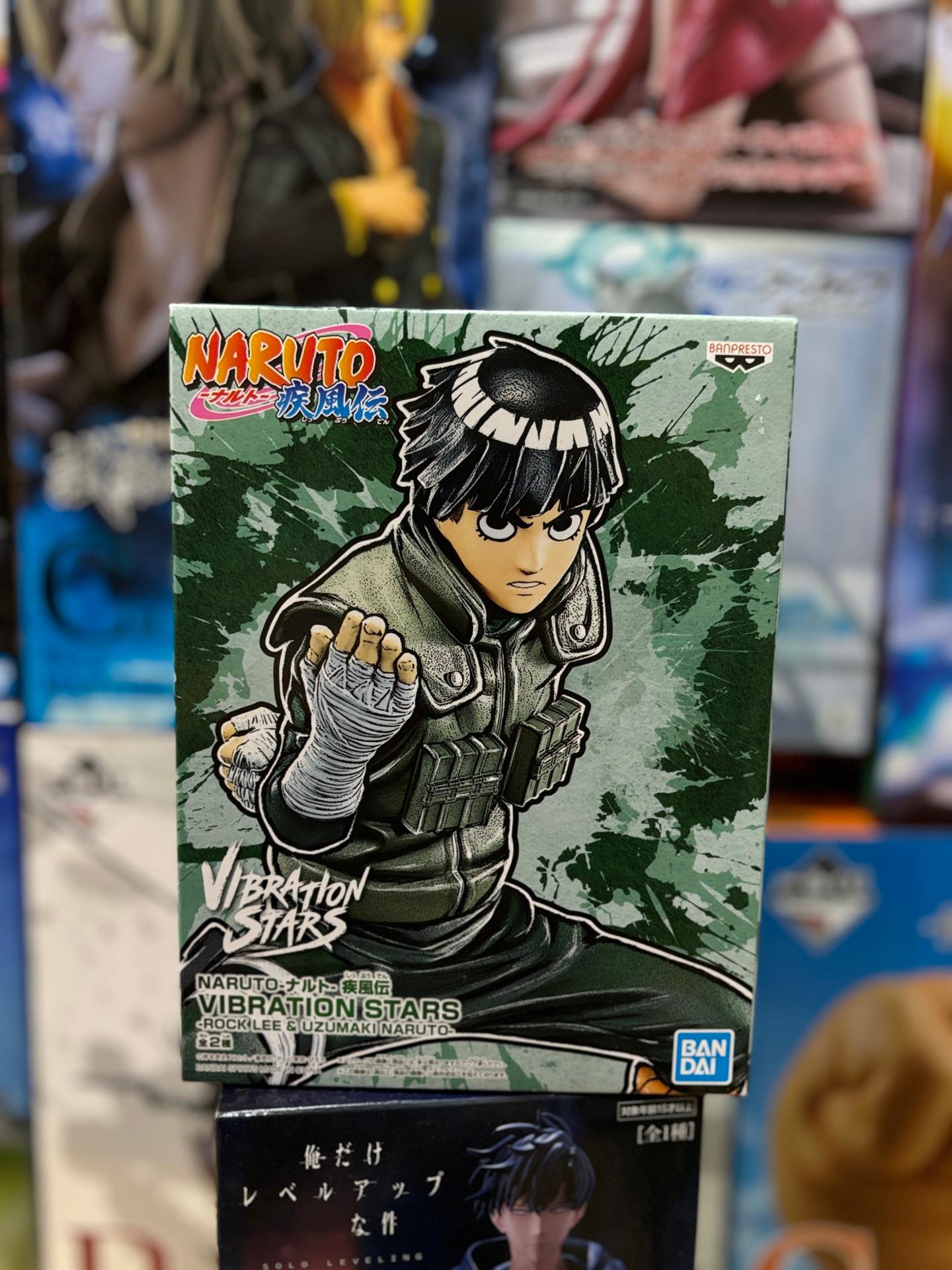 Banpresto Naruto Shippuden Vibration Stars Rock Lee figure.