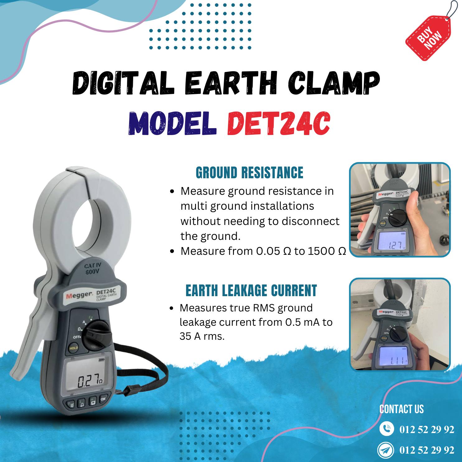 DET24C _ Digital Earth Clamps