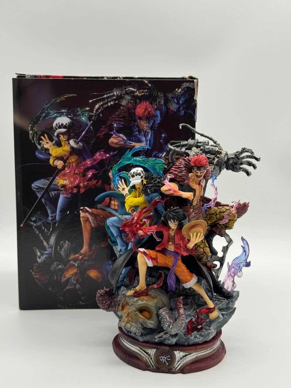Luffy & Law & Kid Three Captains ONE GK Resin 
