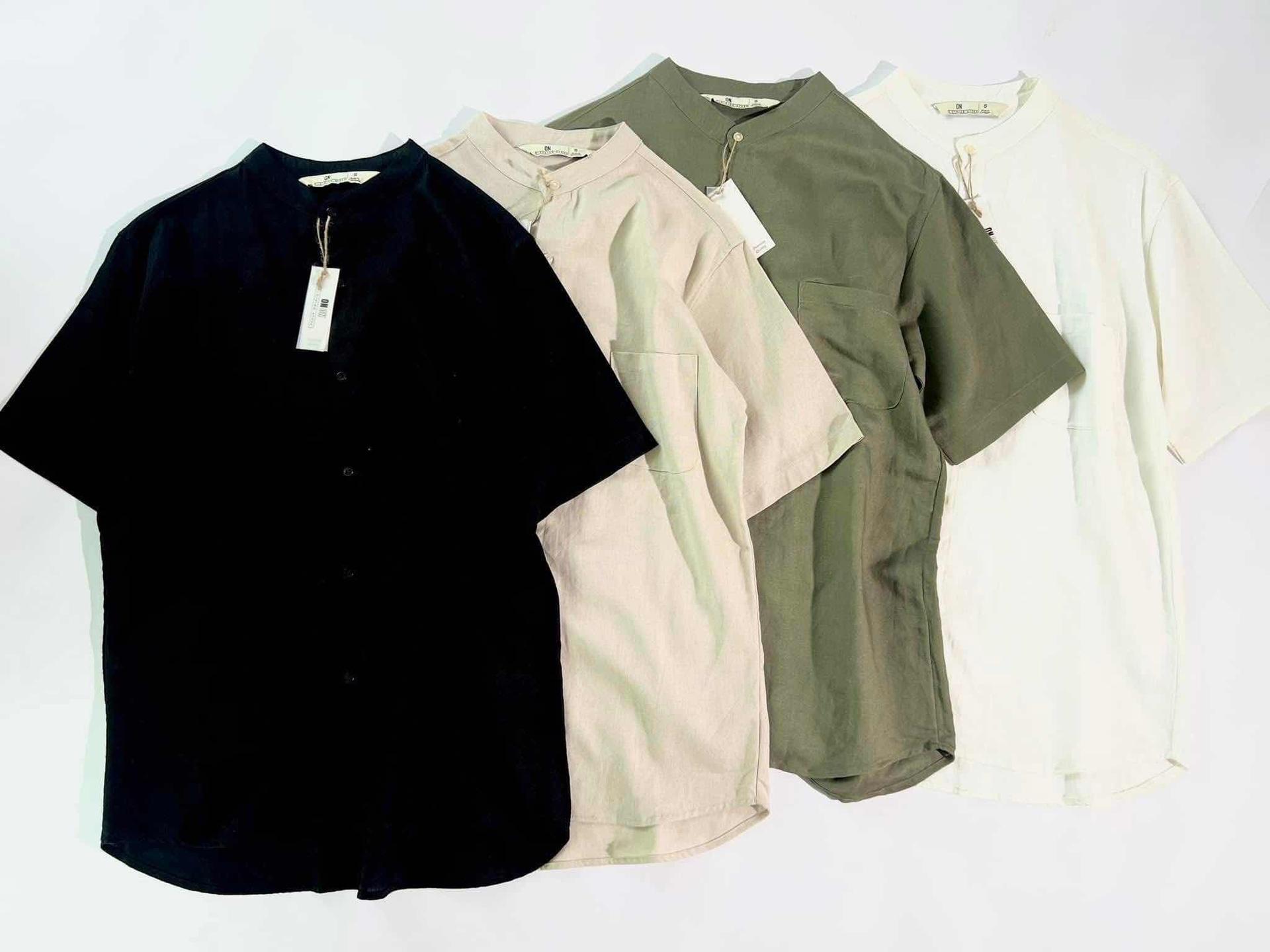 Linen short sleeve Men-អាវកតាំងលេនីនបុរស