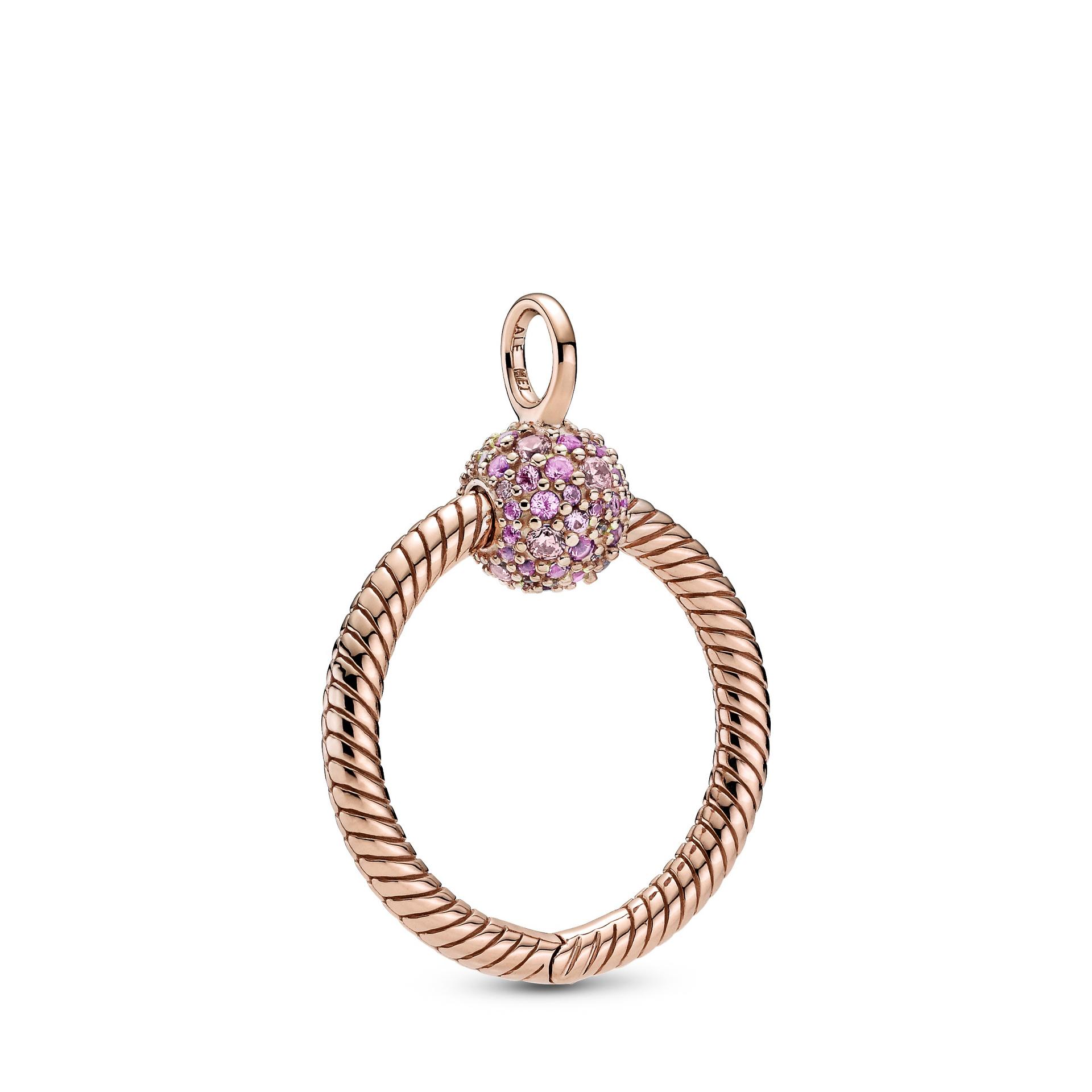Pandora Rose Small O Charm Carrier