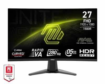 MSI MAG 276CXF 27”FHD Curved / 280Hz 0.5ms