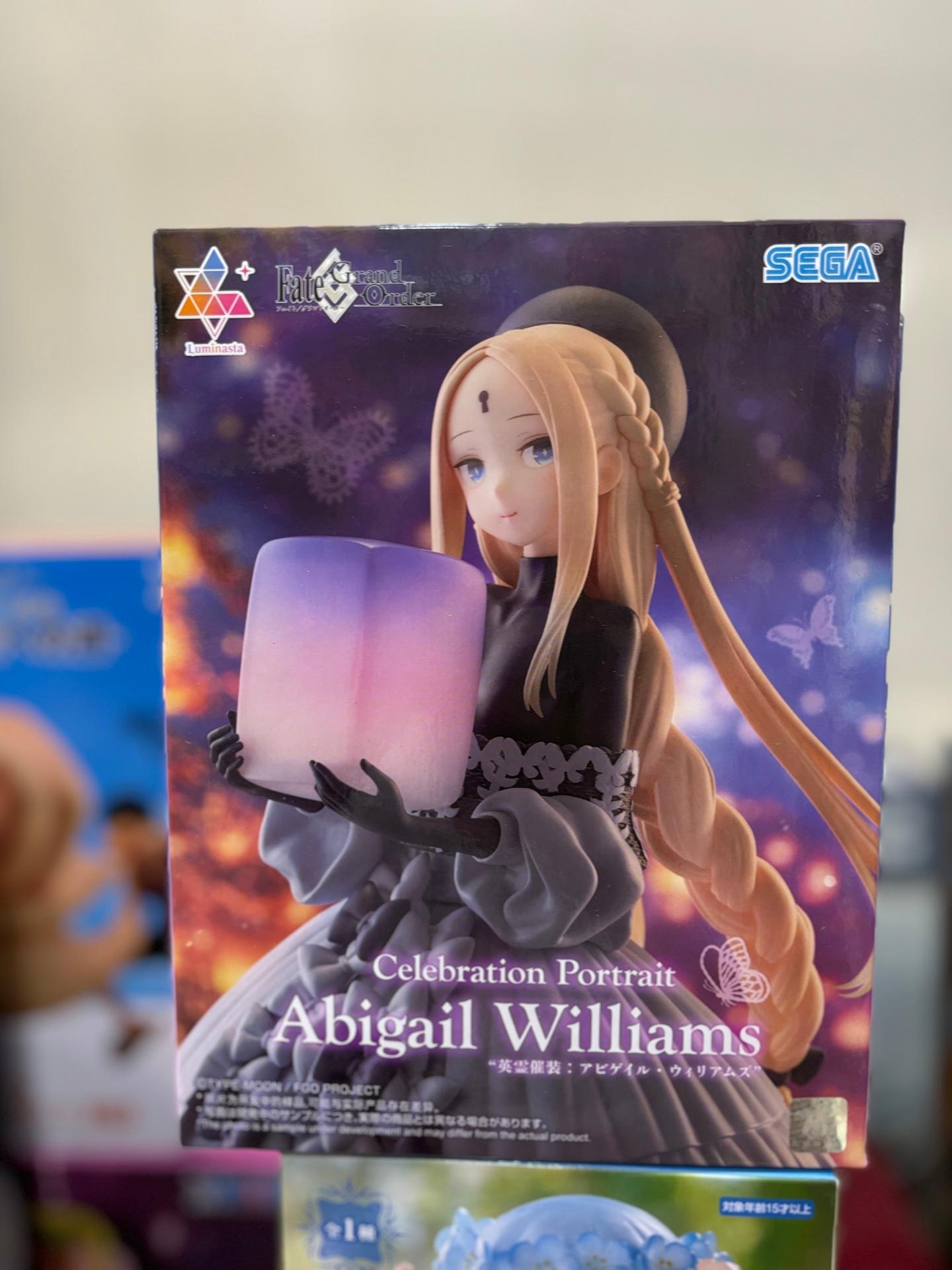 Sega Luminasta Abigail Williams figure from the Fate/Grand Order series.