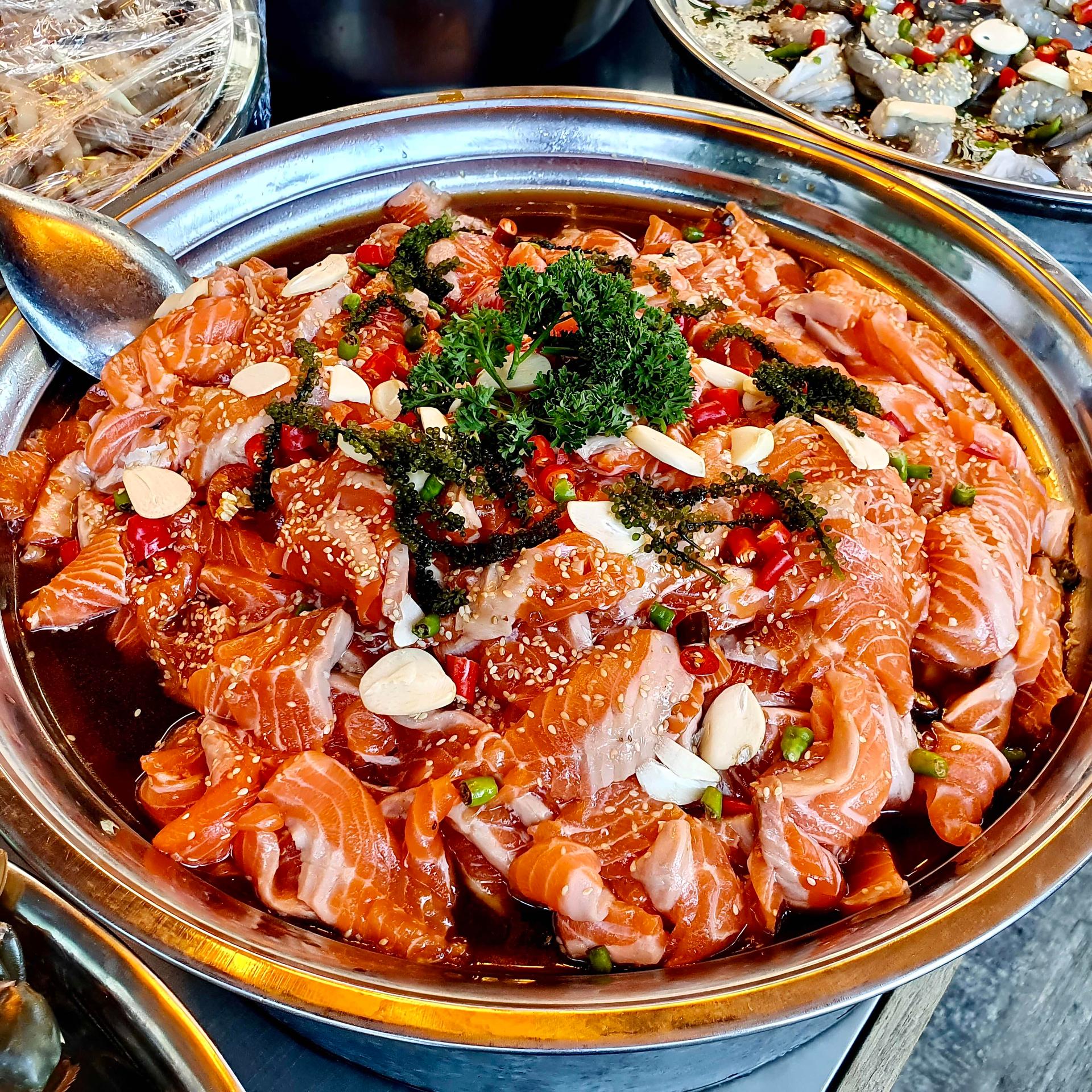 សាល់ម៉ុនត្រាំទឹកសុីអុីវ
