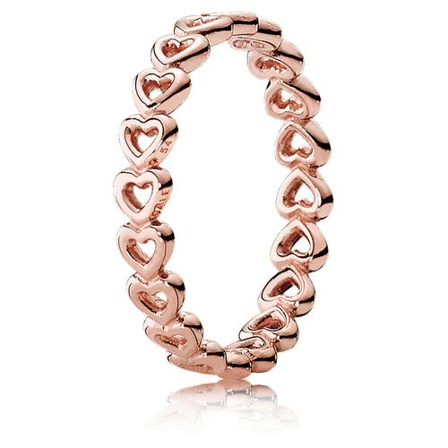 Pandora Rose Linked Love Ring 