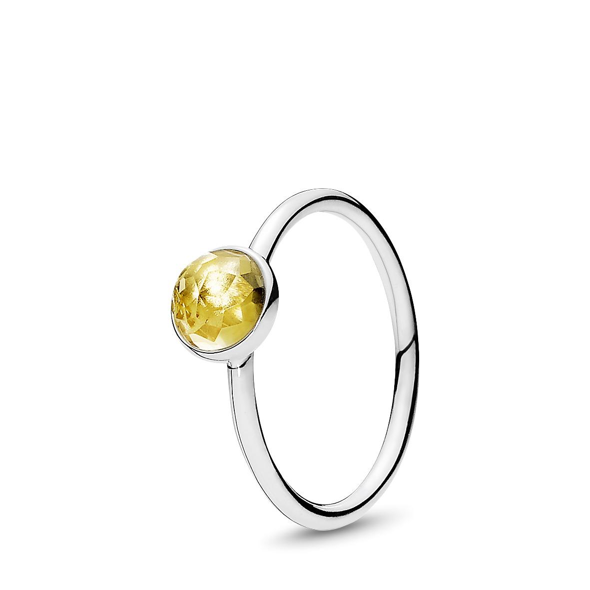 Retired Pandora November Droplet Ring