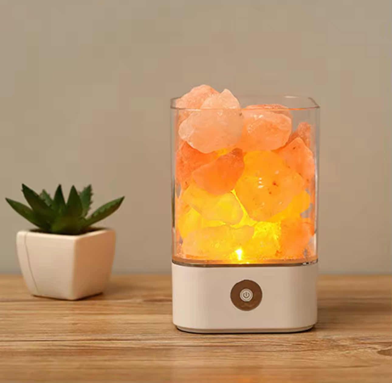 Crystal Salt Rock Lamp Aroma Diffuser 