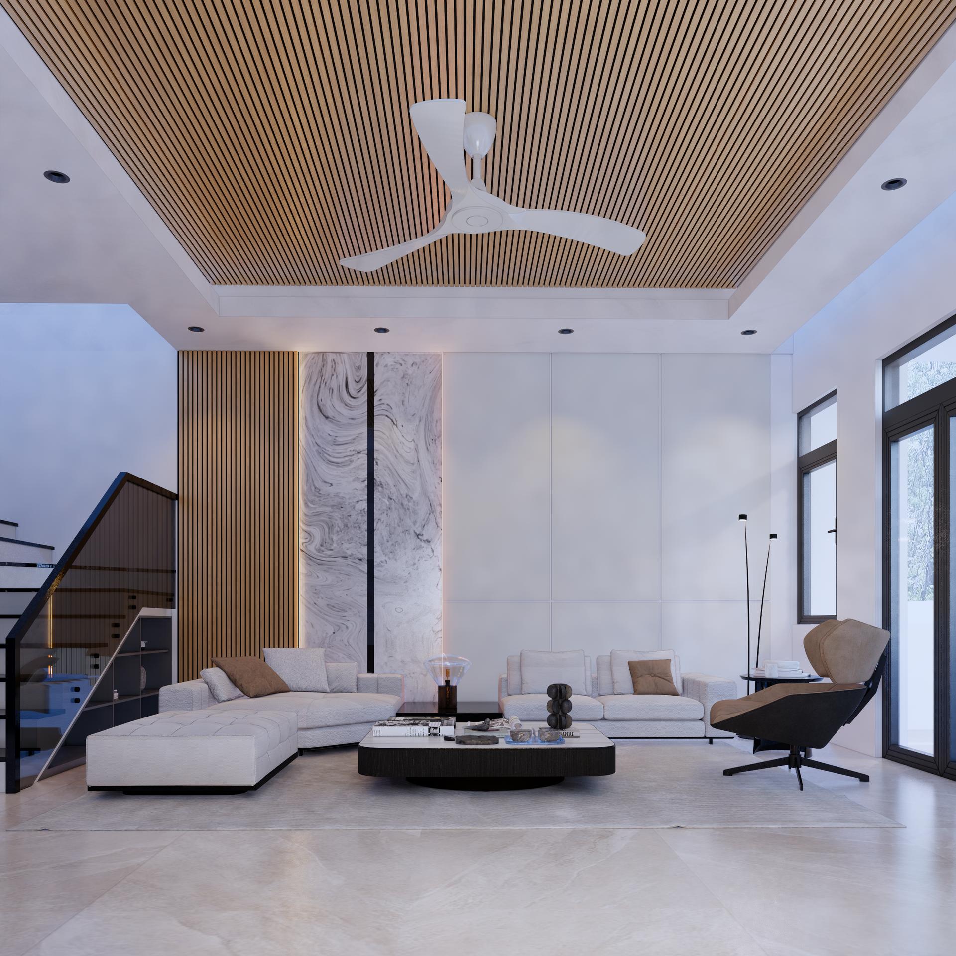រូបភាពគំរូ​ 3D WPC panels Grade A តម្លើងរួច​ (ខាងក្នុង)