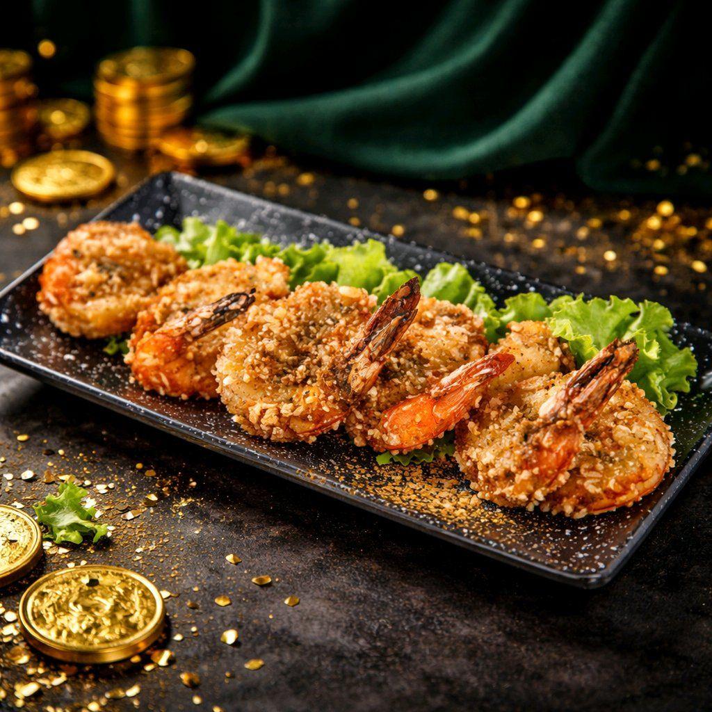 បង្គាលាក់ខ្លួន / Crispy Fried Shrimp