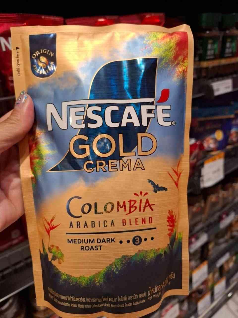 Nescafé gold crema Columbia arabica blend100g