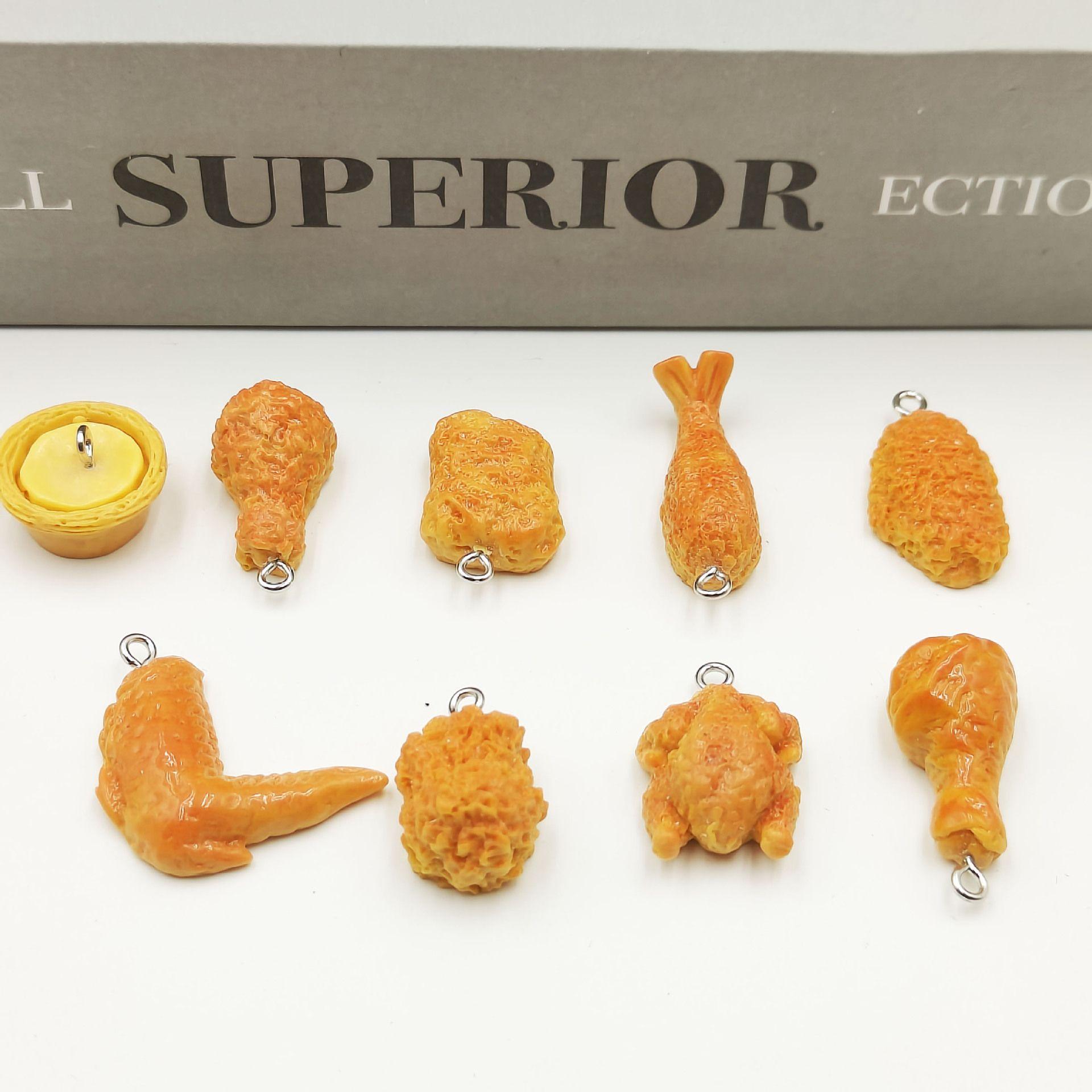 Chicken charm set