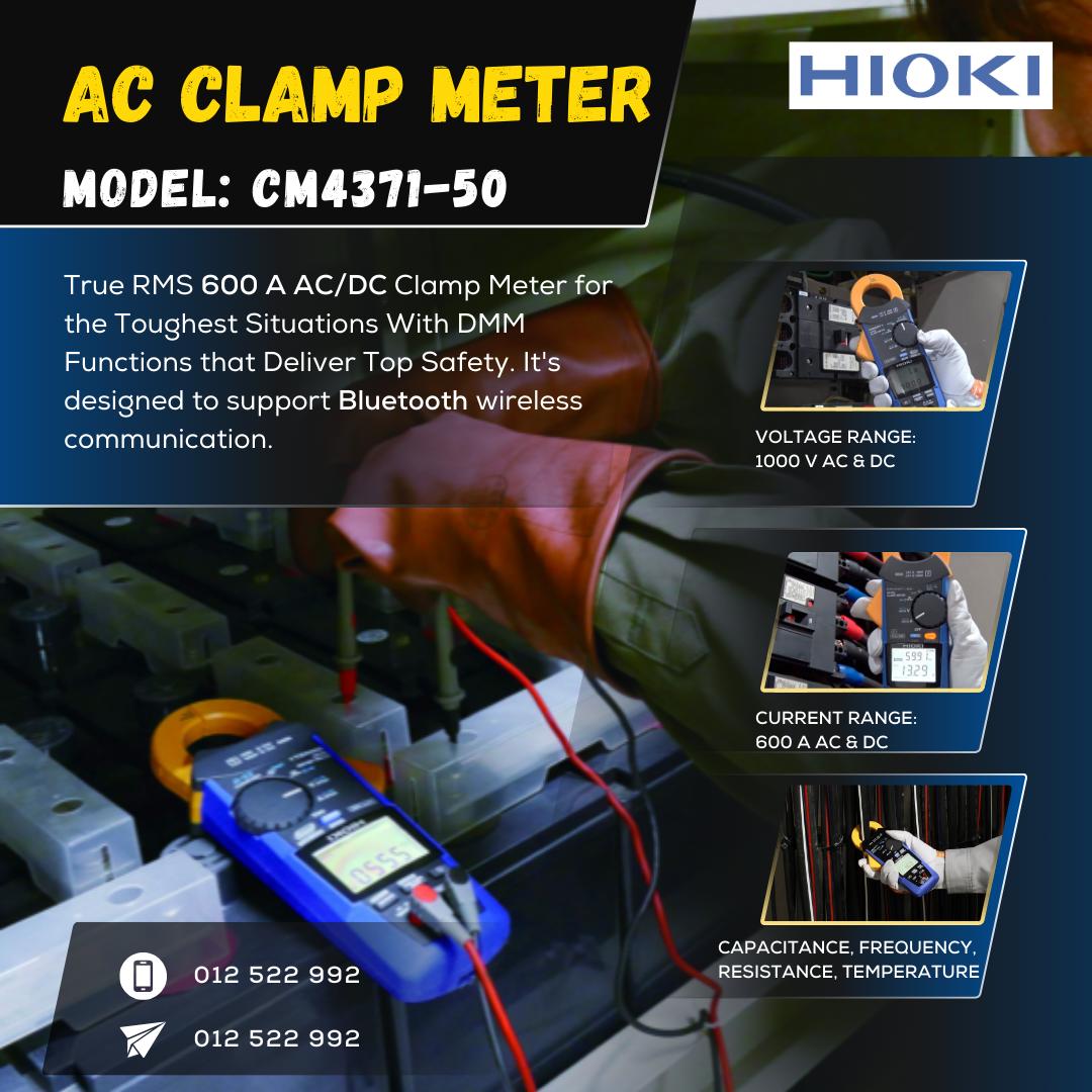 AC CLAMP METER, Model: CM4371-50