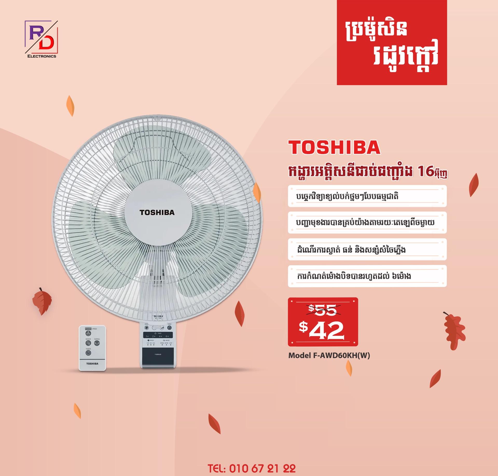 កង្ហាជញ្ជាំង - Toshiba (តេឡេ)