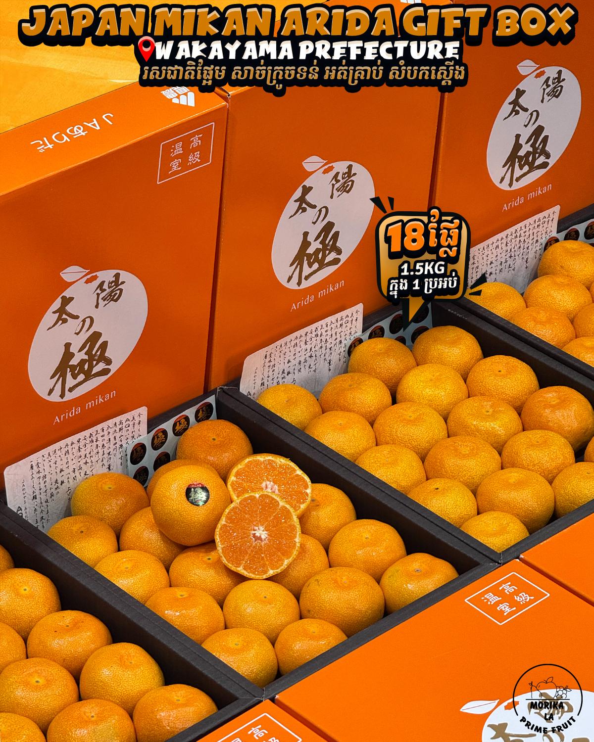 Japan Orange Mikan Arida 1.5kg Gift Box
