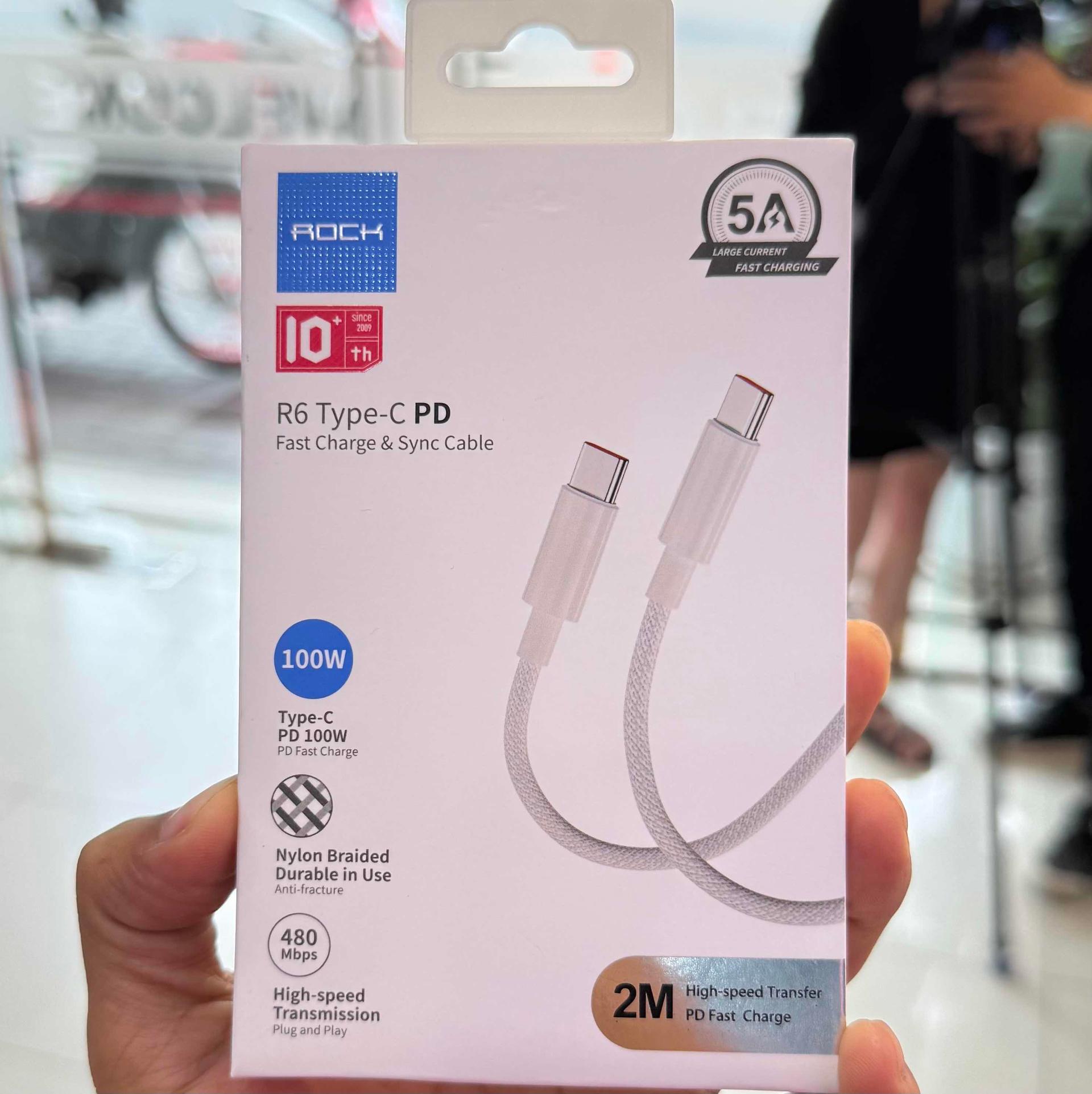 Rock R6 Type-C PD Fast Charging & Sync Cable