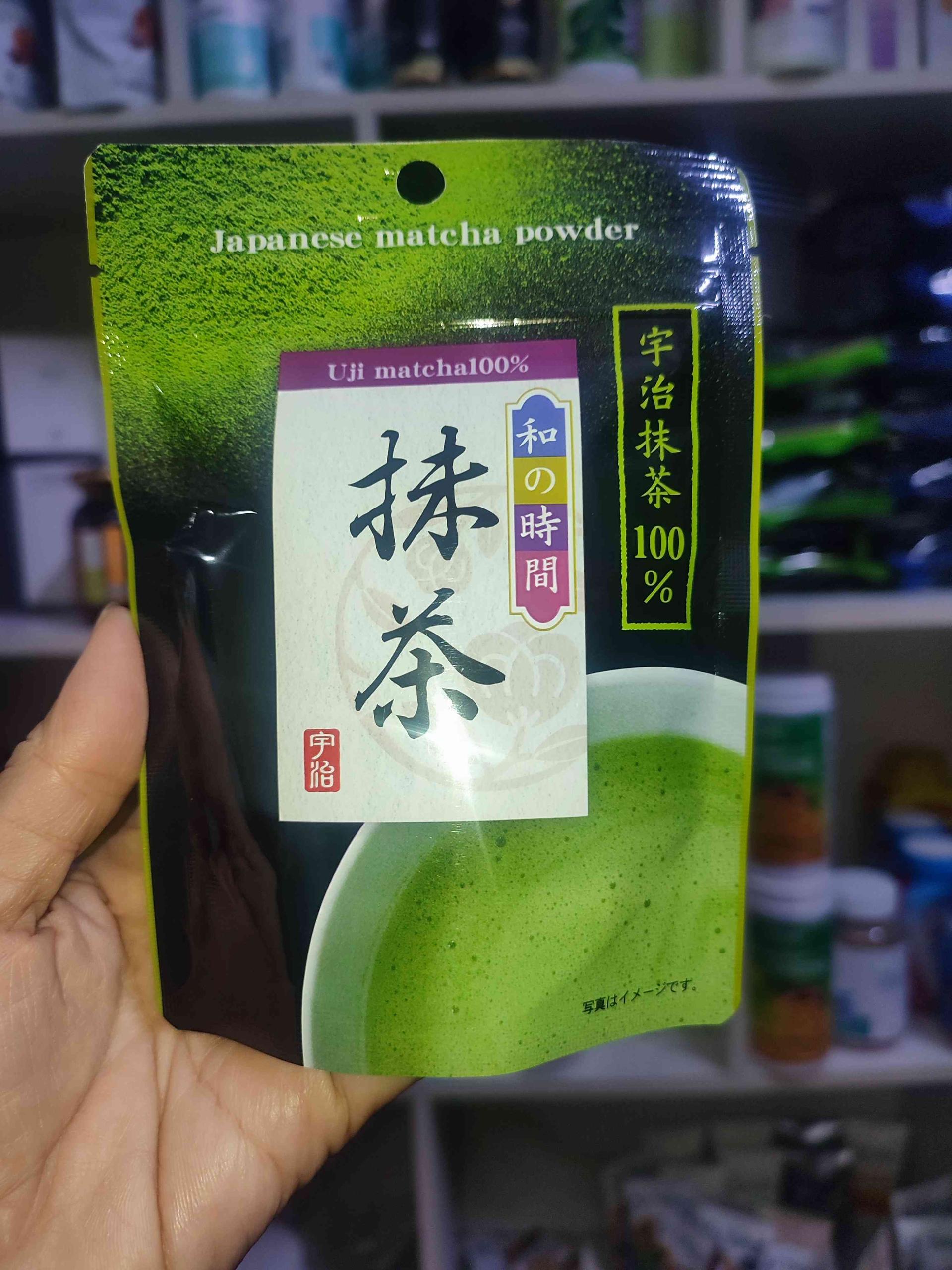 Japanese UJI Matcha 100% ម្សៅម៉ាតឆាជប៉ុន 40g