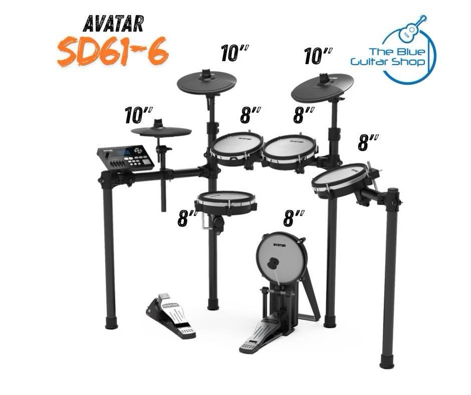 🥁 Avatar SD61-6 Electronic Drum Kit (Mesh Kit)