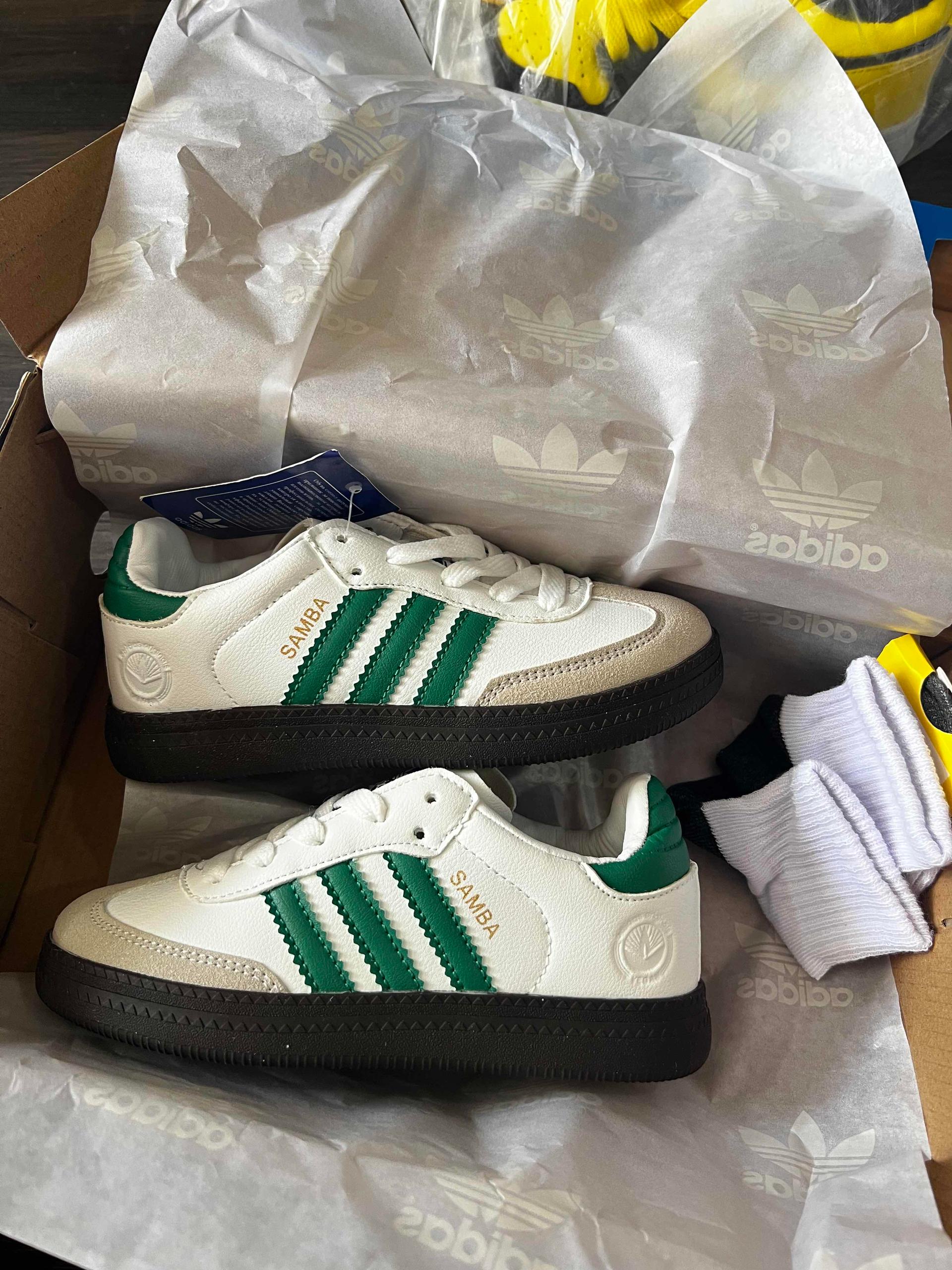 Aiddas Samba White Green