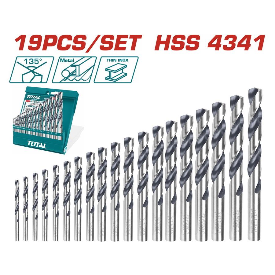 HSS Twist Drill Bits Set 1-10mm