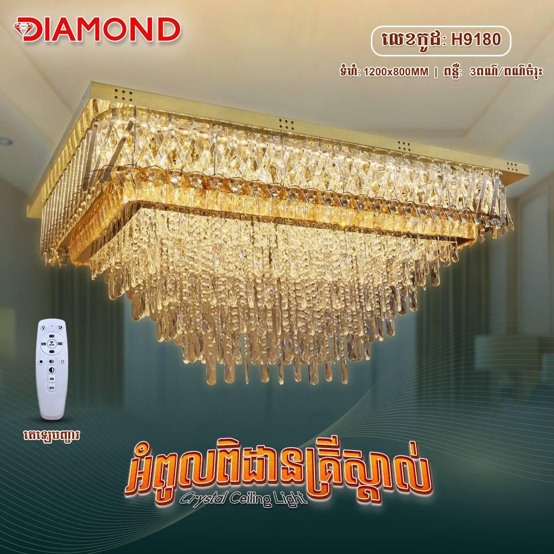 អំពូលគ្រិស្ដាល់ពិដានជ្រុង