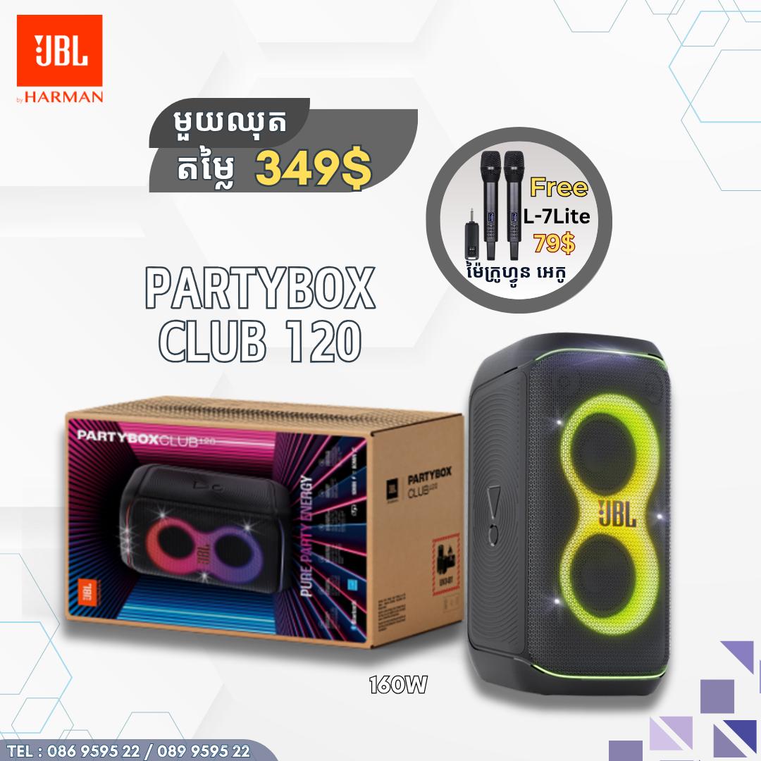 JBL Partybox Club120 Free Mic