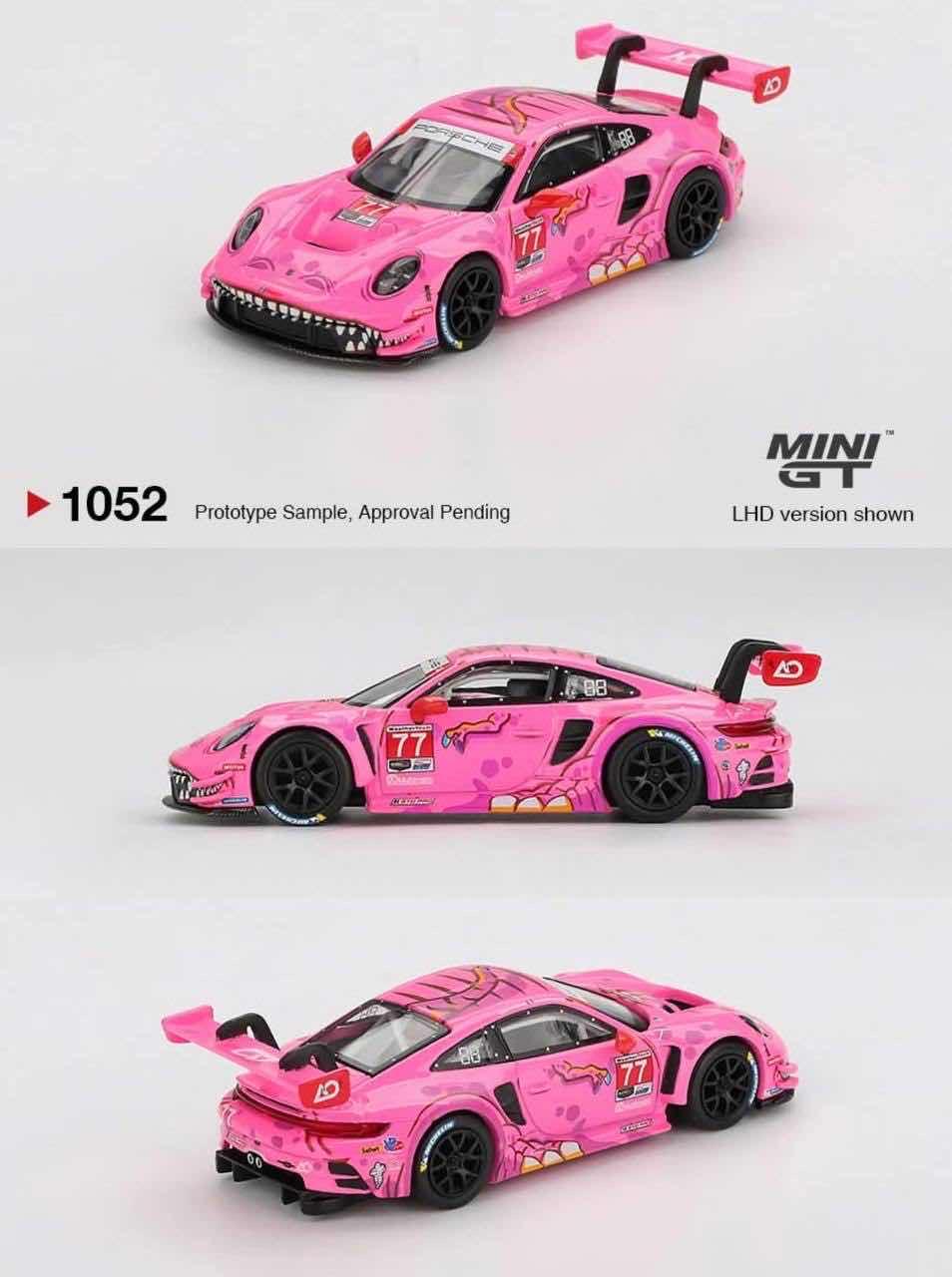 1/64Porsche 911 GT3 R #77 AO Racing 2024 IMSA ROAD AMERICA🩷