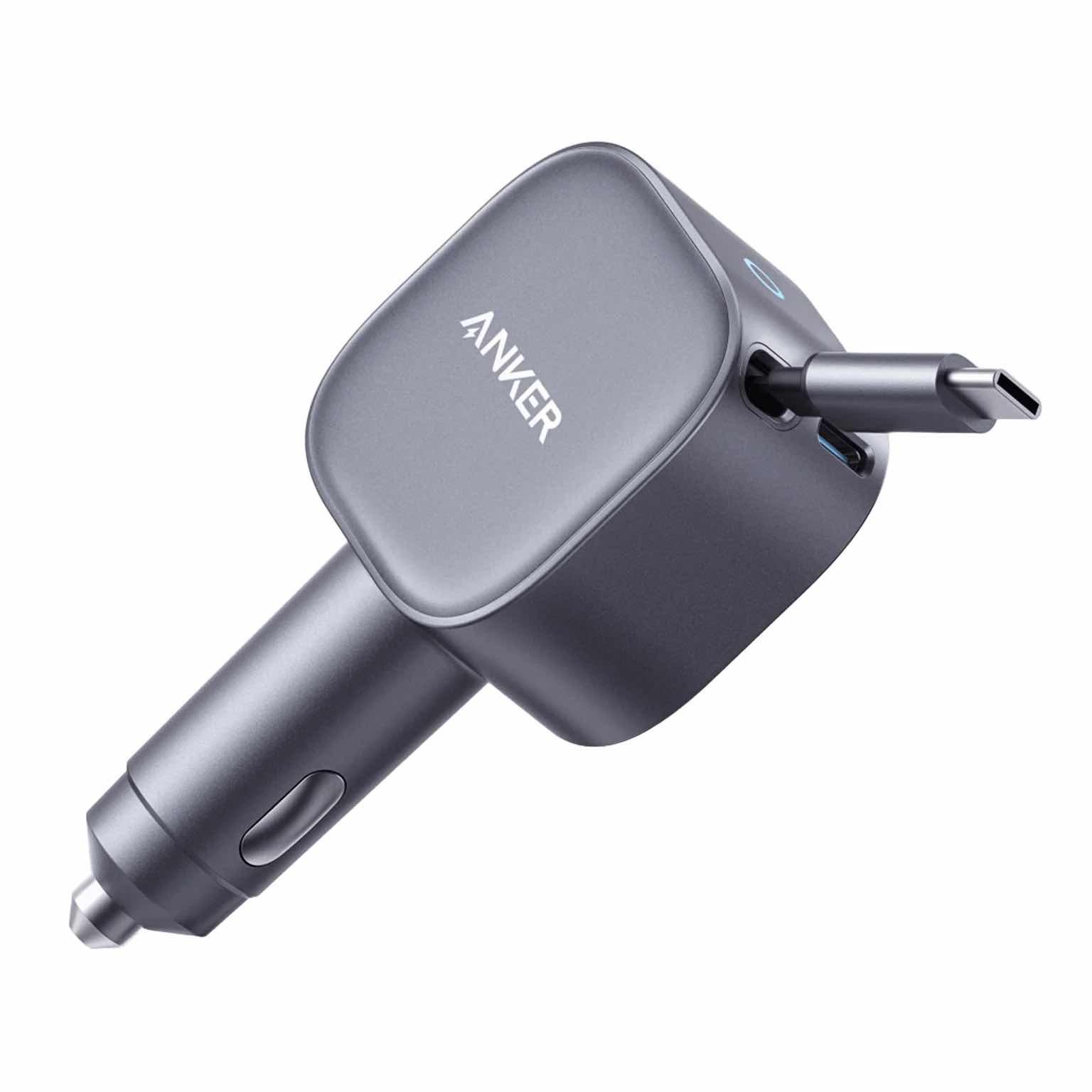 Anker Nano Car Charger (75W, USB-C port & USB-C Cable)