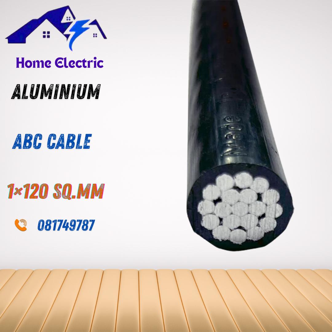 ខ្សែភ្លើងអាលុយមីញ៉ូម ABC 1x120 Sq.mm