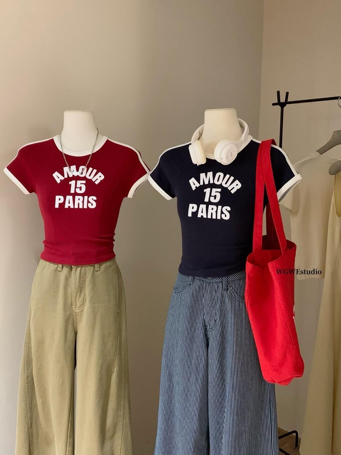 Amour 15 Paris crop top