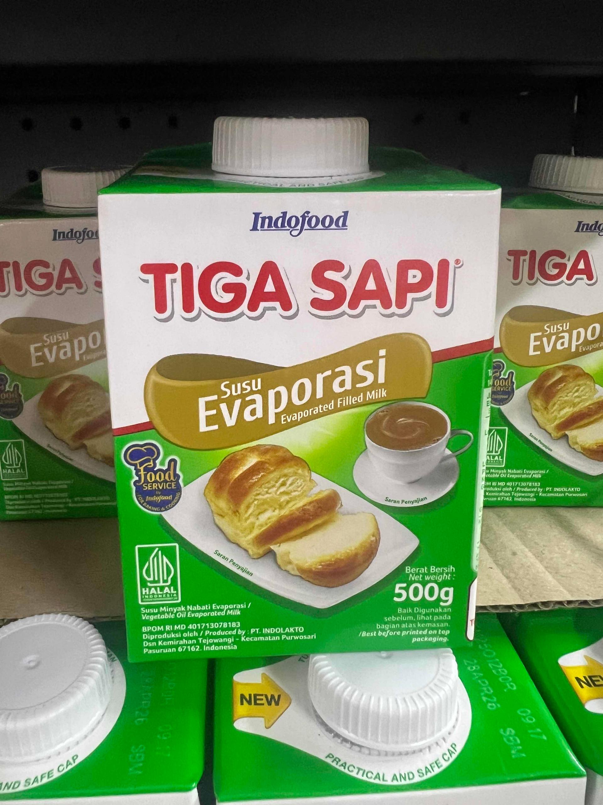 ទឹកដោះគោស្រស់ Tiga Sapi
