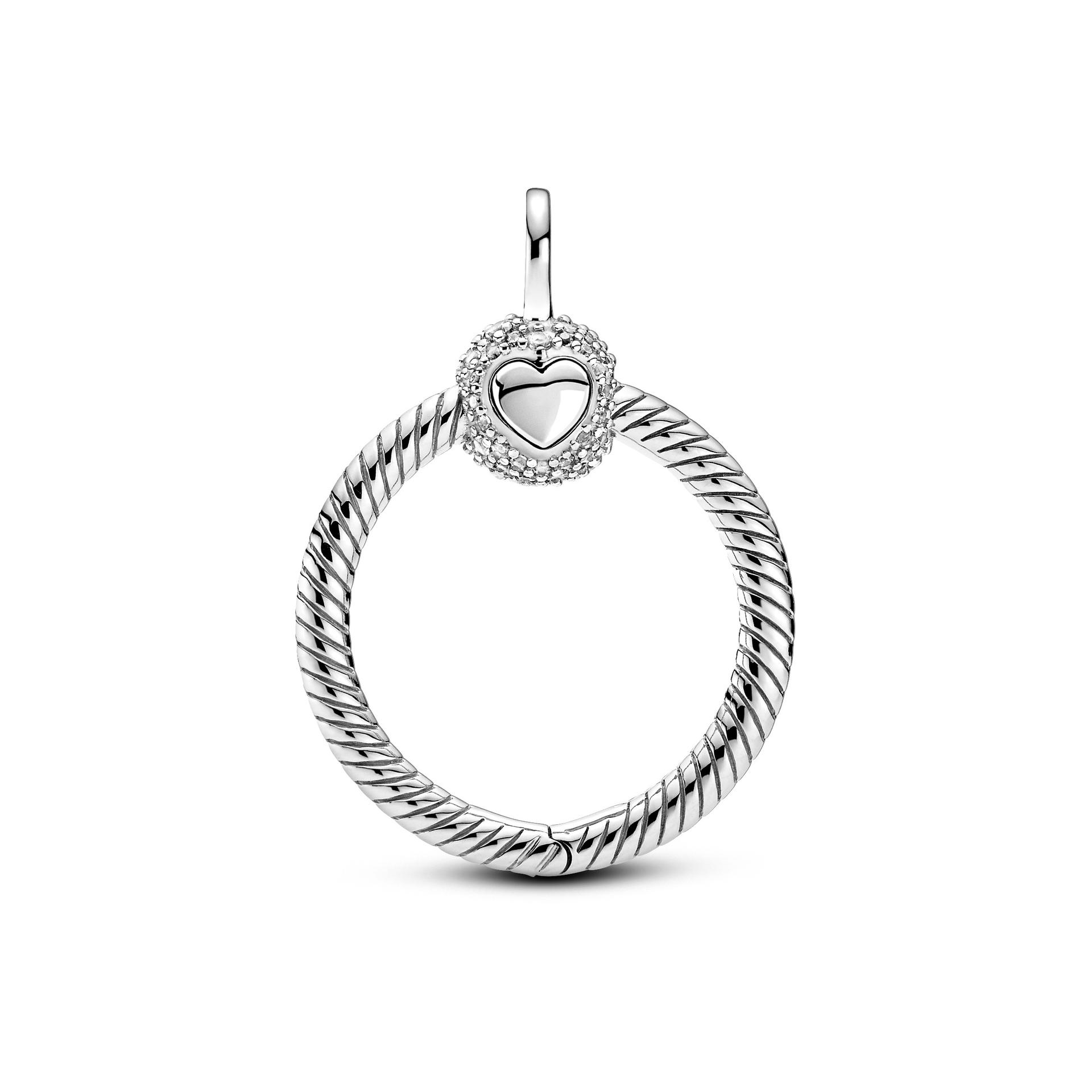 Pandora Moments Small Pavé O Pendant